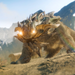 Atlas Fallen - jugadores en modo cooperativo combatiendo criaturas del desierto