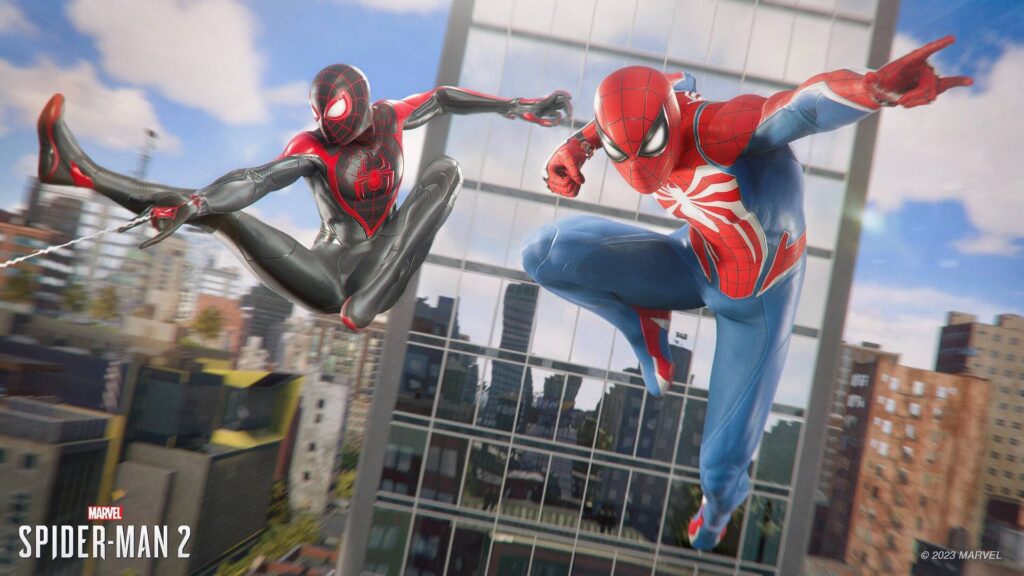 Marvel's Spider-Man 2 - imagen ilustrativa de Insomniac Games usada en el repaso de rumores de PlayStation y Xbox