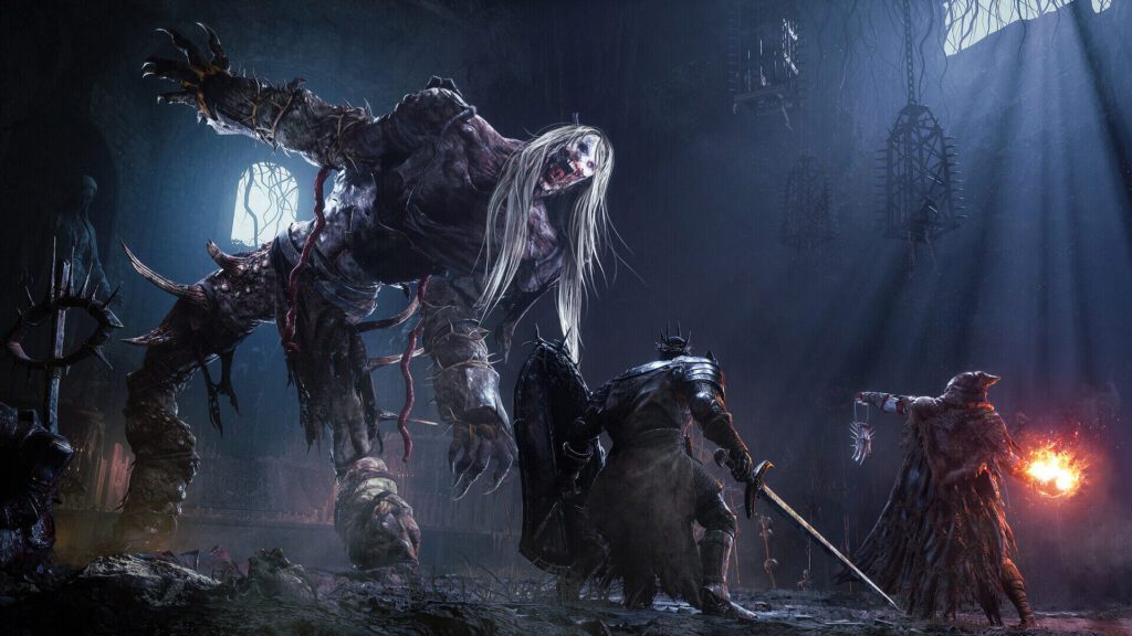 Lords of the Fallen - Enfrentamiento contra un jefe colosal en el Reino Umbral