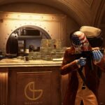 PayDay 3 - atracadores robando el dinero de una caja fuerte de banco
