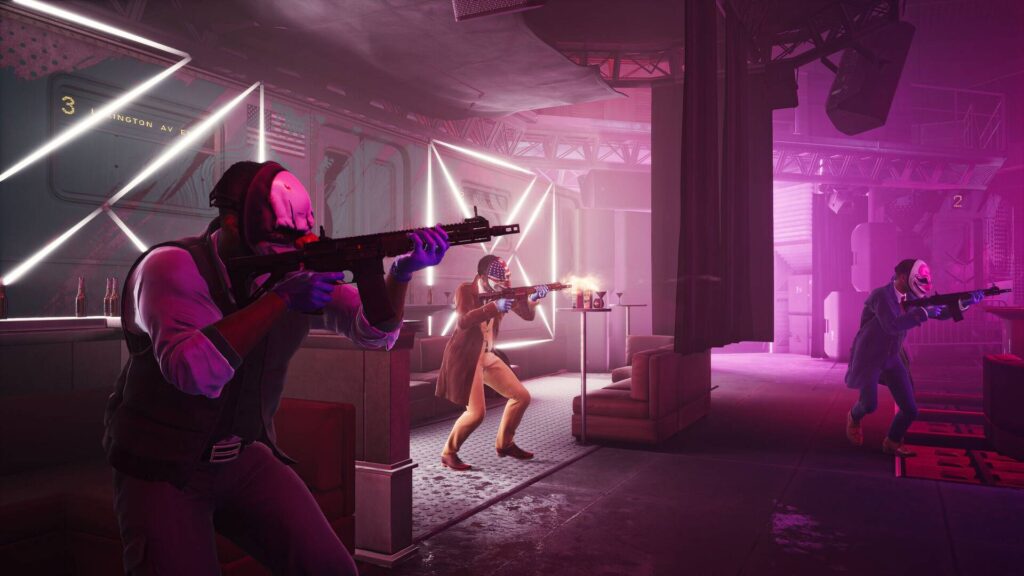 PayDay 3 - Tiroteo entre los atracadores y la policía en un local nocturno