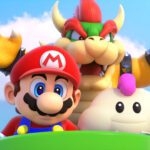 Super Mario RPG - Arte oficial con Mario, Bowser y Mallow
