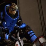 Mass Effect 2 - Garrus Vakarian con su armadura en primer plano