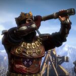 The Witcher 2: Assassins of Kings - el rey Henselt observa el asedio a Vergen con un catalejo