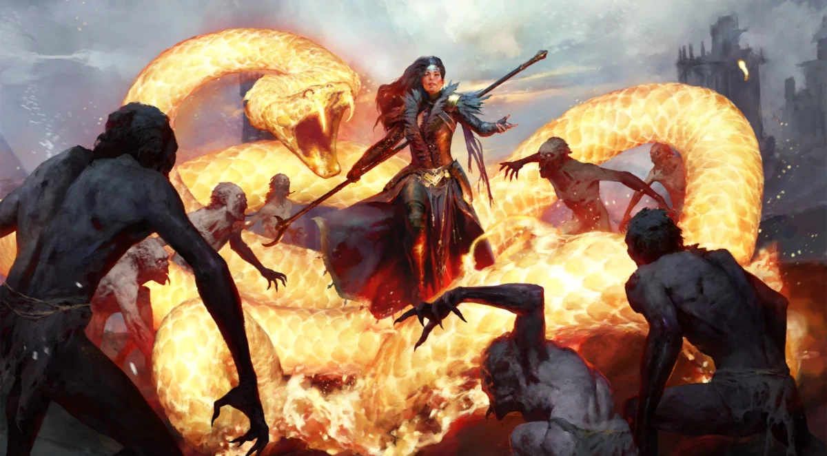 Diablo IV - Arte oficial de la Hechicera/Sorcerer de Blizzard – Juegosrpg.com