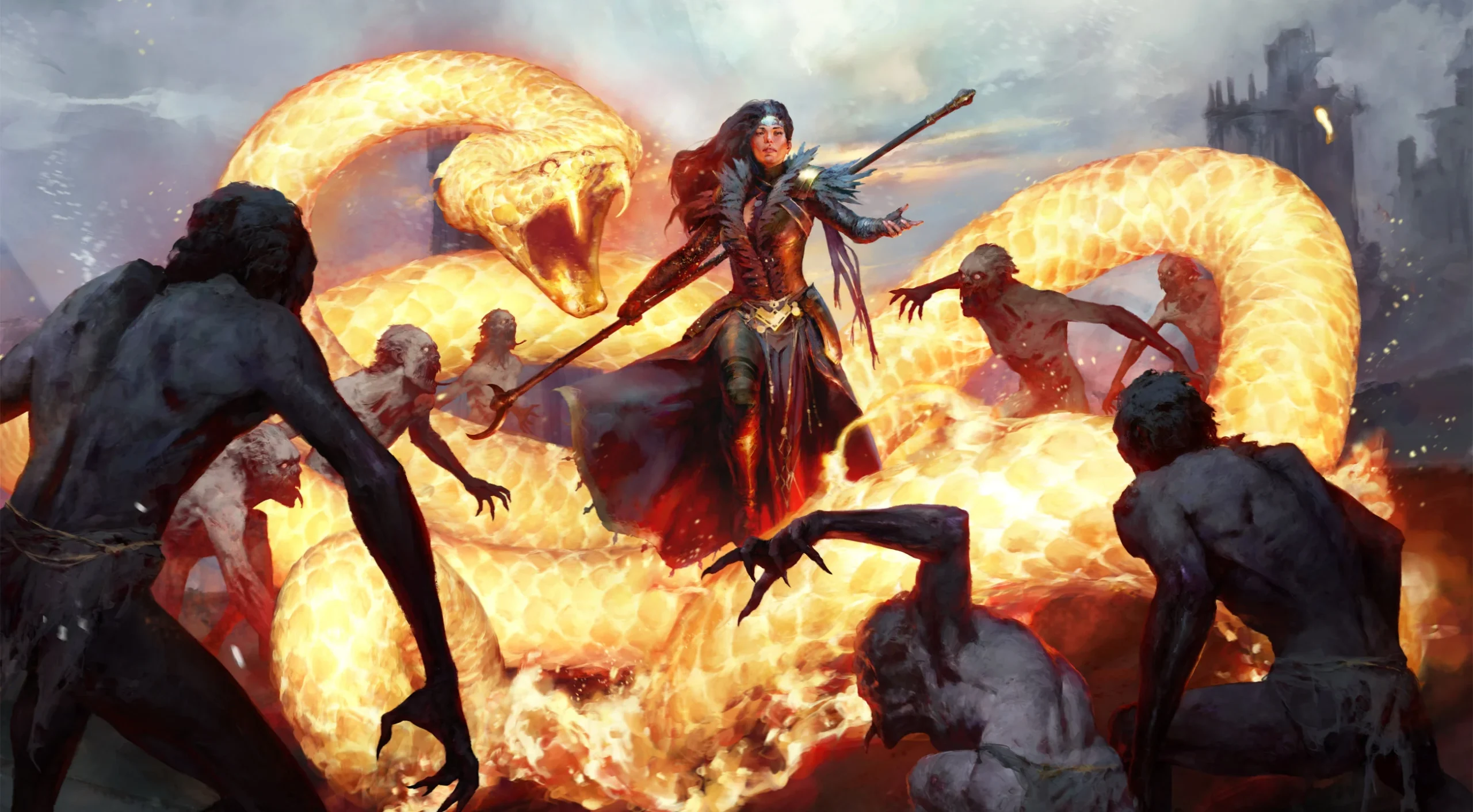 Diablo IV - Arte oficial de la Hechicera/Sorcerer de Blizzard – Juegosrpg.com
