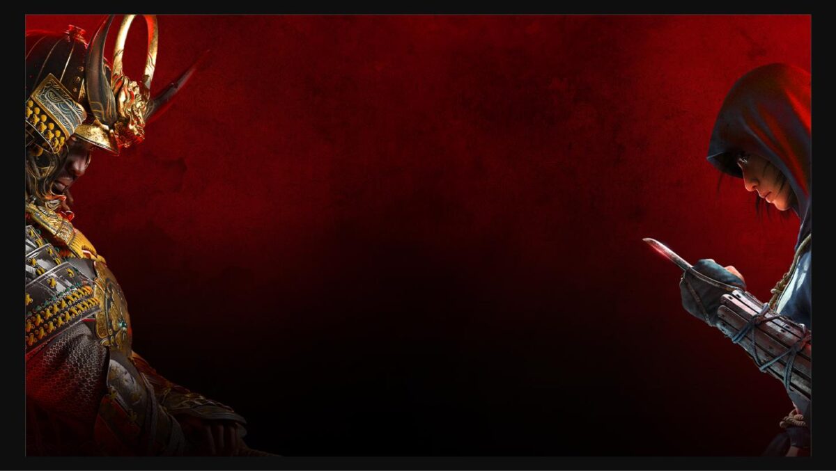 Assassin's Creed Shadows - Arte oficial con Yasuke y Naoe enfrentados - Juegosrpg.com
