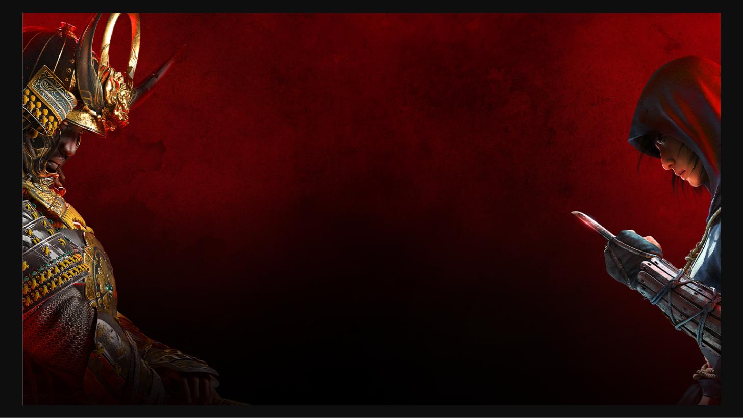 Assassin's Creed Shadows - Arte oficial con Yasuke y Naoe enfrentados - Juegosrpg.com
