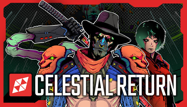 Celestial Return - arte oficial del juego cyberpunk noir - Juegosrpg.com