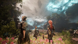 Clair Obscur Expedition 33 - escenario principal con los personajes de la expedición – Juegosrpg.com