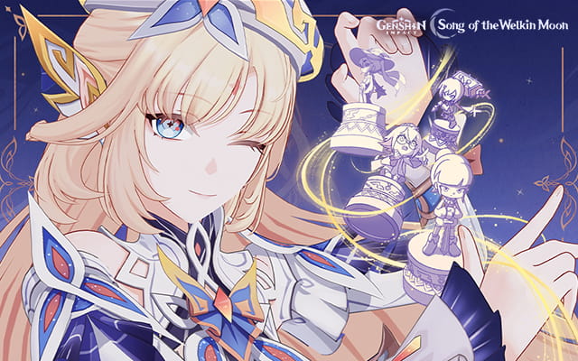 Genshin Impact - Personaje Nicole versión Luna VII - Juegosrpg.com