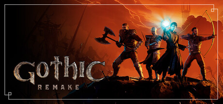 Gothic 1 Remake - Portada oficial del juego con los personajes principales - Juegosrpg.com