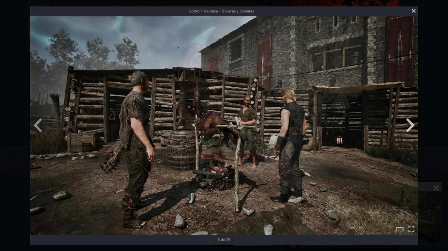Gothic 1 Remake - NPCs del campamento con rutinas cotidianas y vida dinámica en la Colonia