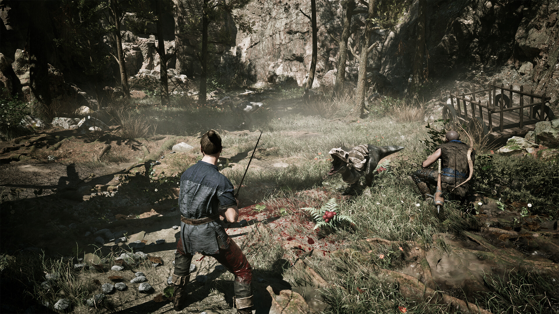 Gothic 1 Remake - Combate cuerpo a cuerpo con enemigos en el Valle de las Minas - Juegosrpg.com