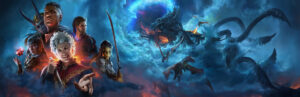 Baldur's Gate 3 - Arte oficial del juego con los personajes principales - Juegosrpg.com
