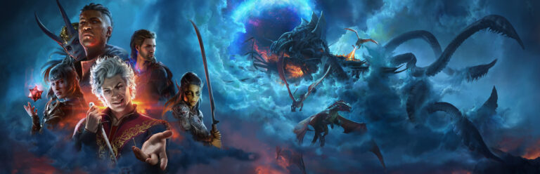 Baldur's Gate 3 - Arte oficial del juego con los personajes principales - Juegosrpg.com