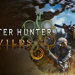 Monster Hunter Wilds - Banner oficial del juego con paisaje y cazadores - Juegosrpg.com