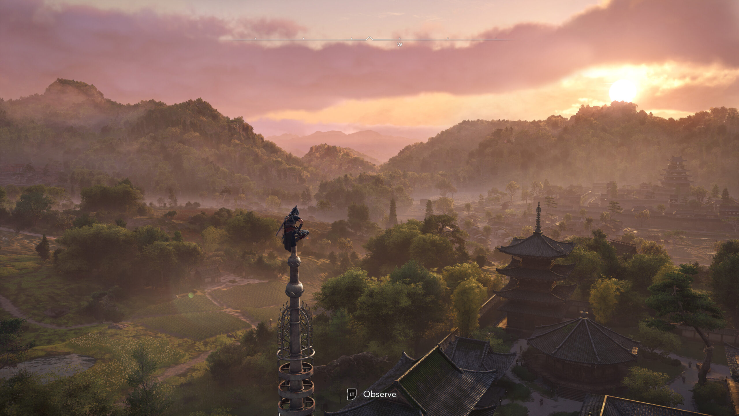 Assassin's Creed Shadows - Naoe explorando el mundo abierto de Japón feudal