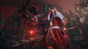 Nioh 3 - Yokai boss enemy en combate - Juegosrpg.com