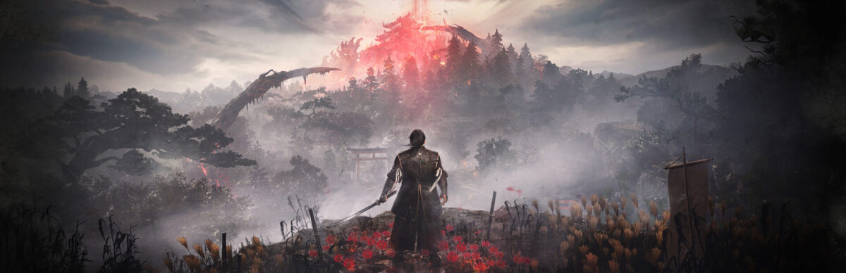 Nioh 3 - ilustración oficial del juego con Takechiyo en primer plano - Juegosrpg.com