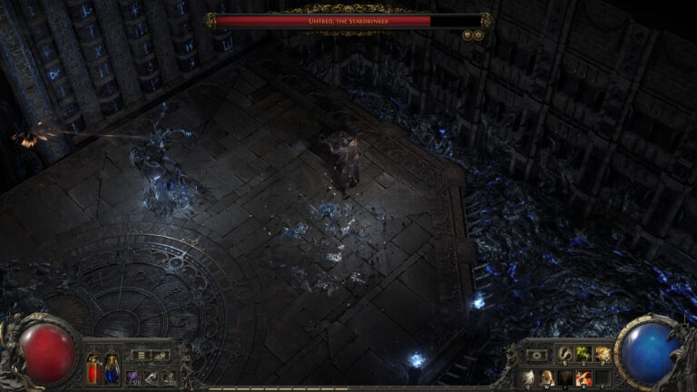 Path of Exile 2 - Arte oficial Return of the Ancients con personaje épico - Juegosrpg.com