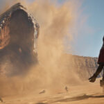 Dune: Awakening - encuentro con un gusano de arena en el desierto de Arrakis - Juegosrpg.com