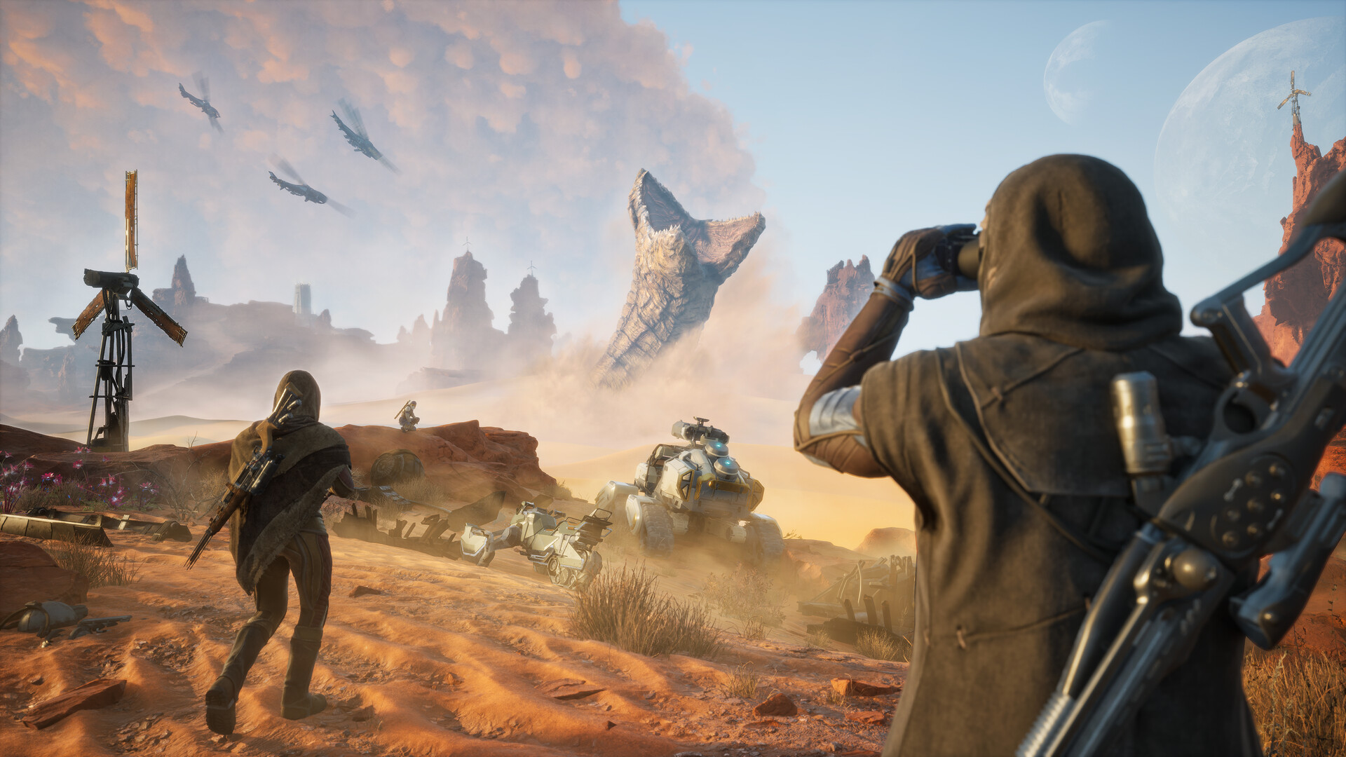 Dune Awakening - combate con equipo de mid-game en Arrakis - Juegosrpg.com