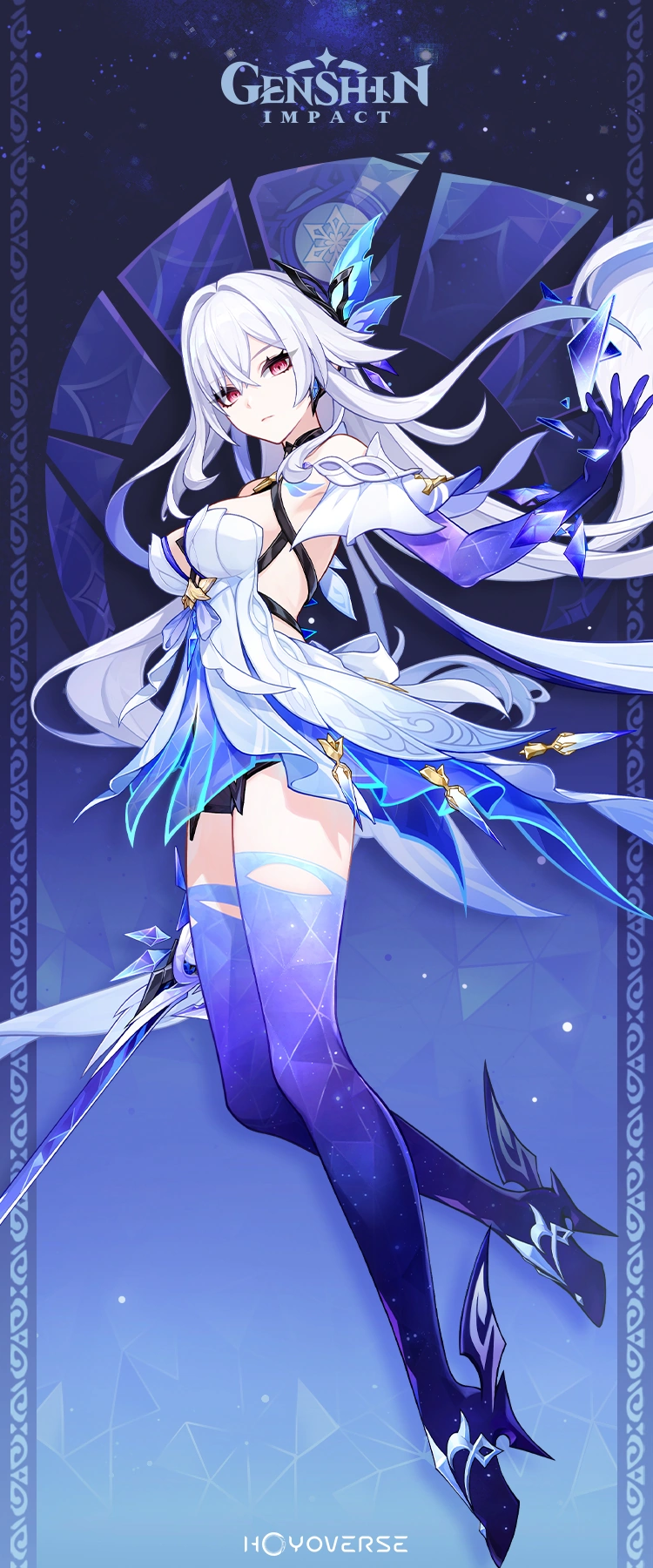 Genshin Impact - Skirk carta de personaje - Juegosrpg.com
