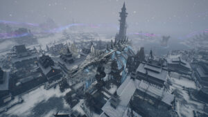 Throne and Liberty - ciudad nevada de Nix con arquitectura de castillo - Juegosrpg.com
