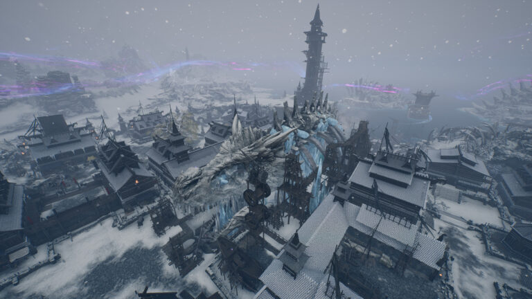 Throne and Liberty - ciudad nevada de Nix con arquitectura de castillo - Juegosrpg.com
