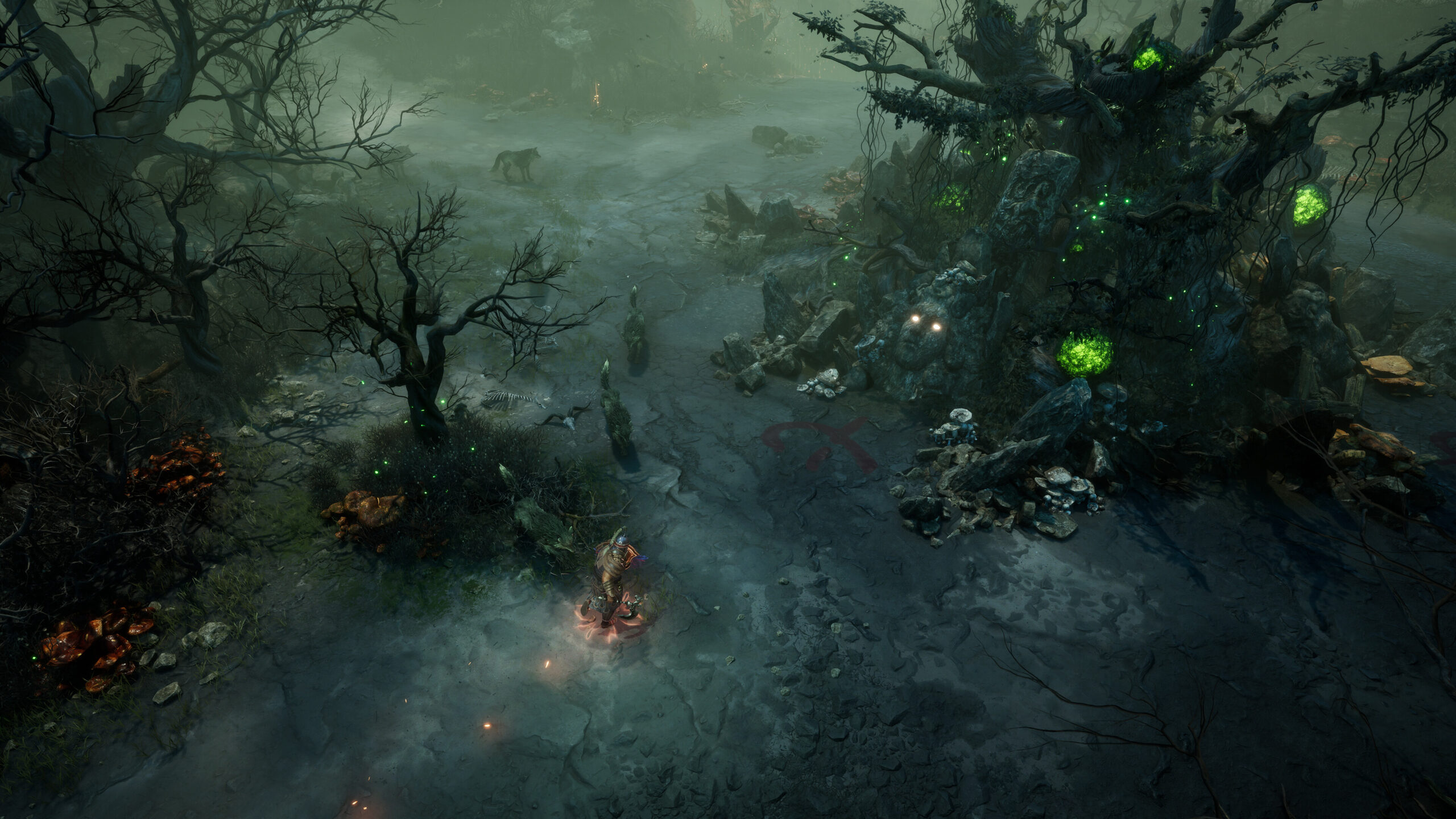 Titan Quest II - Combate en el bosque oscuro con criaturas - Juegosrpg.com