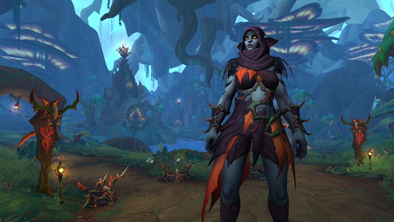 World of Warcraft Midnight - Nuevas zonas de Quel'Thalas con el cielo nocturno - Juegosrpg.com
