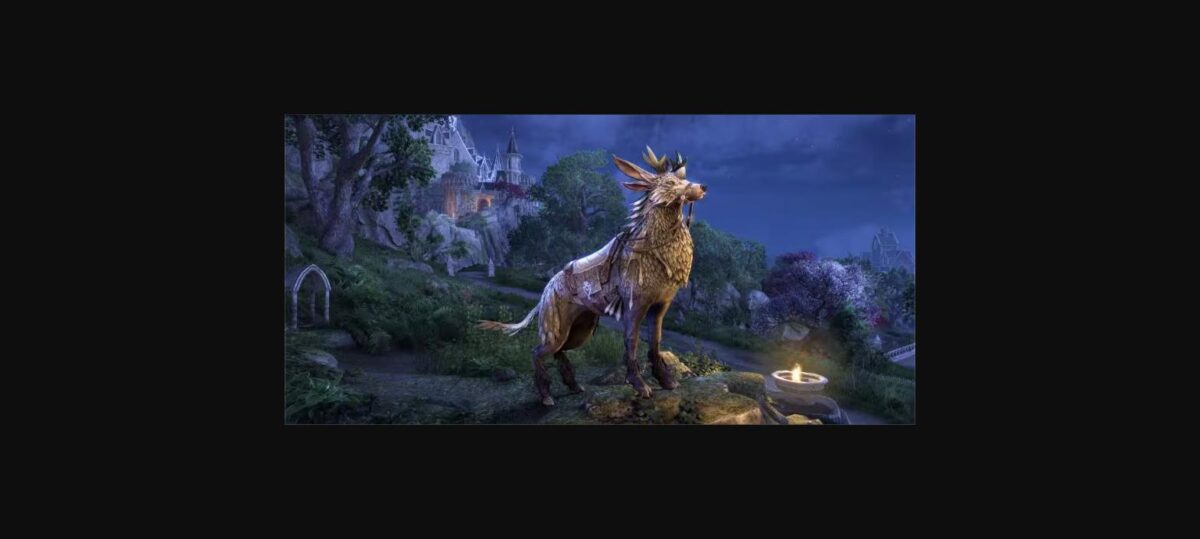 The Elder Scrolls Online - Montura Indrik volando sobre el paisaje de Tamriel