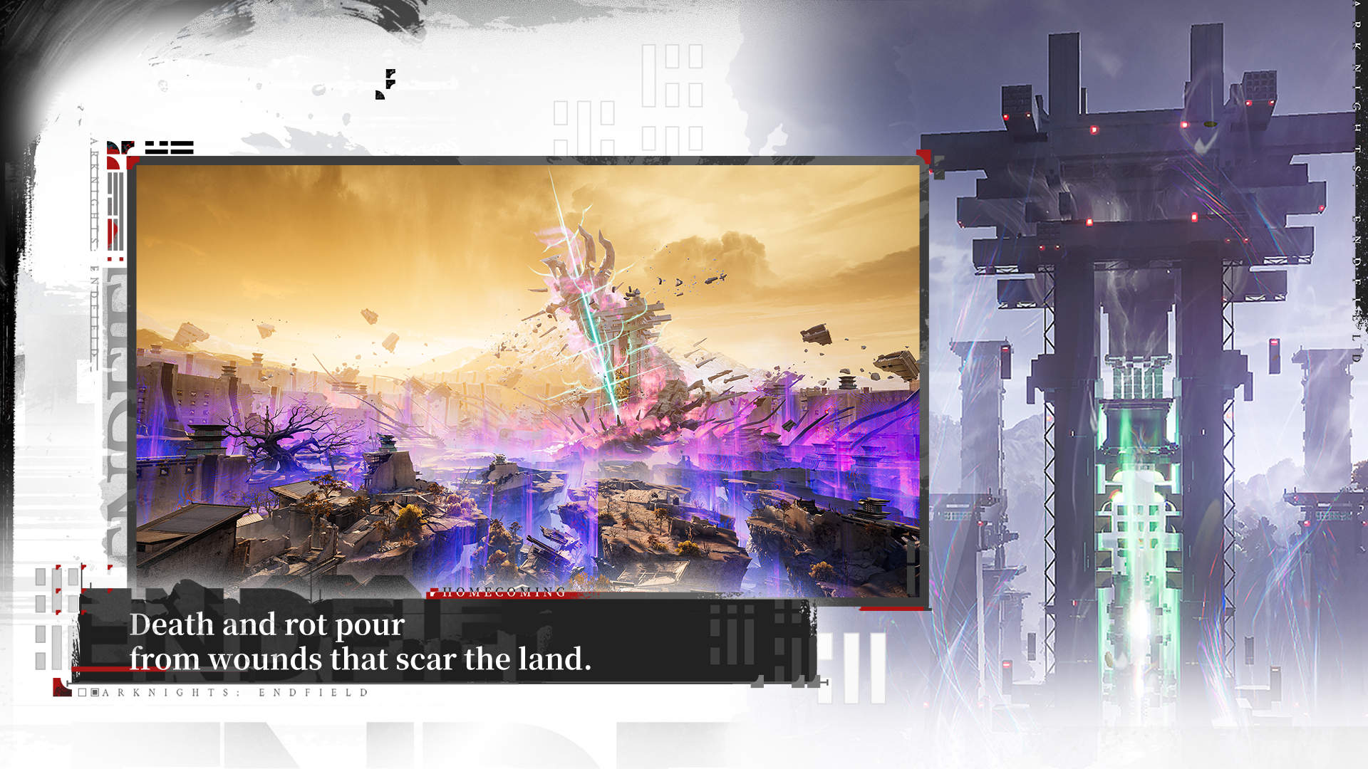Arknights: Endfield - Paisaje devastado del planeta Talos-II - Juegosrpg.com