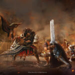 Black Desert Online - combate masivo entre jugadores durante una guerra de nodos