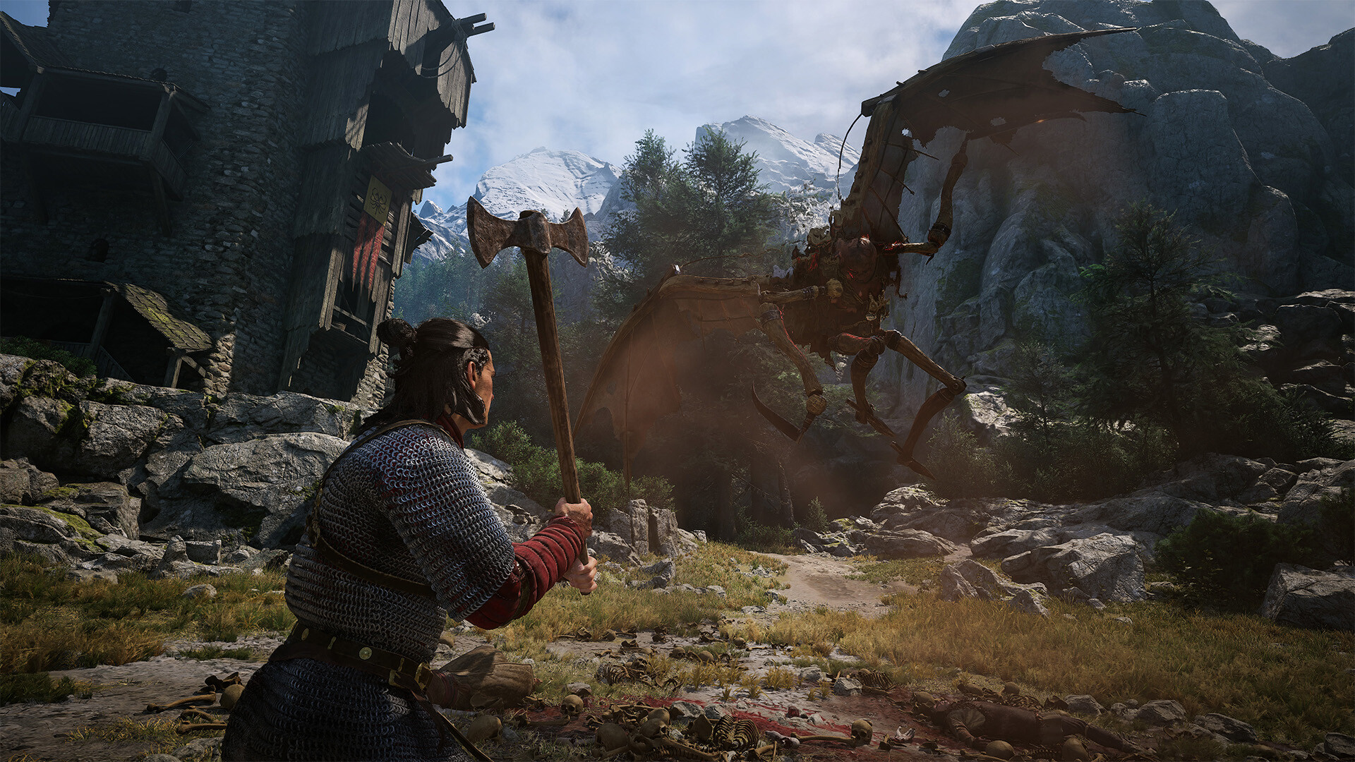 The Blood of Dawnwalker - Combate cuerpo a cuerpo contra una criatura en los Cárpatos - Juegosrpg.com