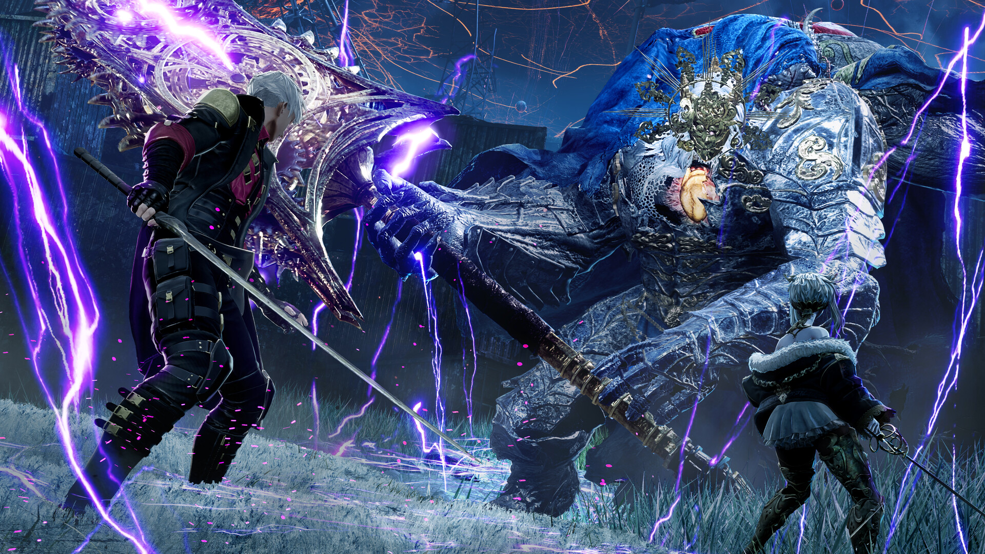 Code Vein II - combate contra un jefe gigante con arma cargada de energia - Juegosrpg.com
