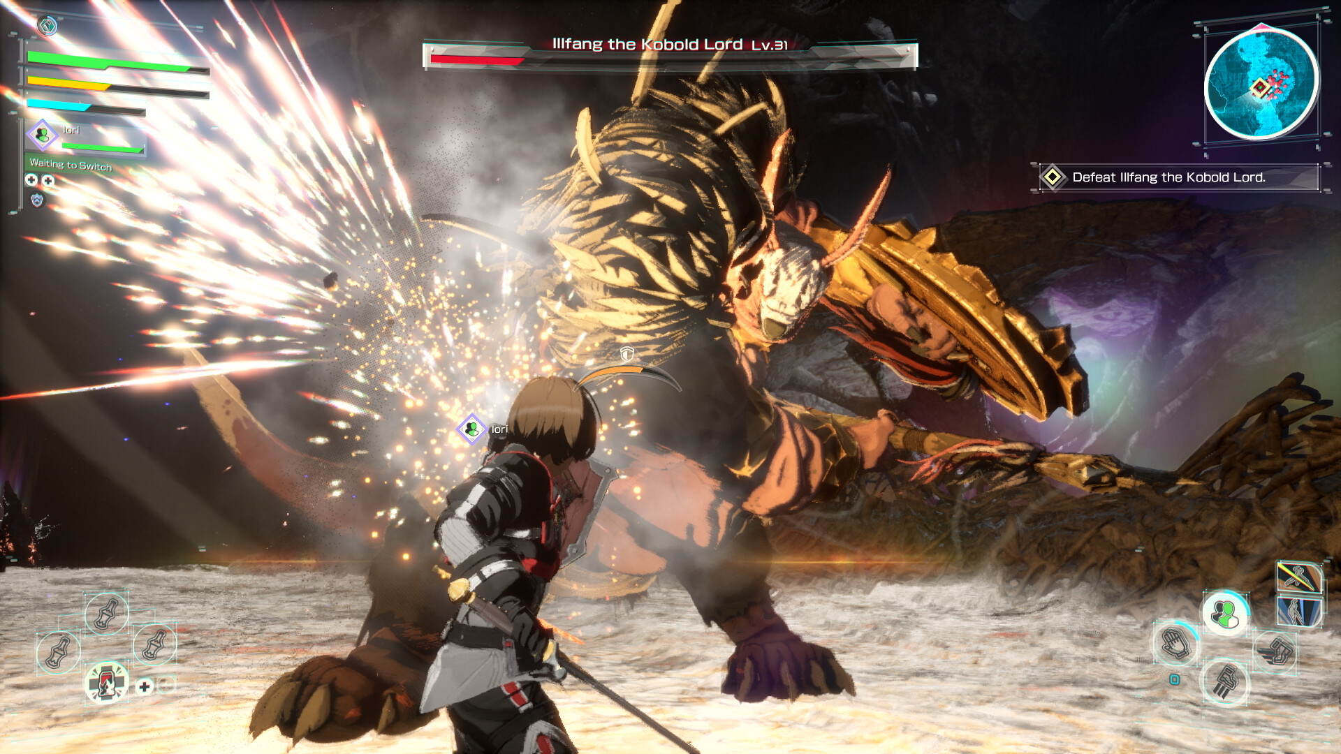 Echoes of Aincrad - Combate contra el jefe Kobold Lord en Aincrad - Juegosrpg.com