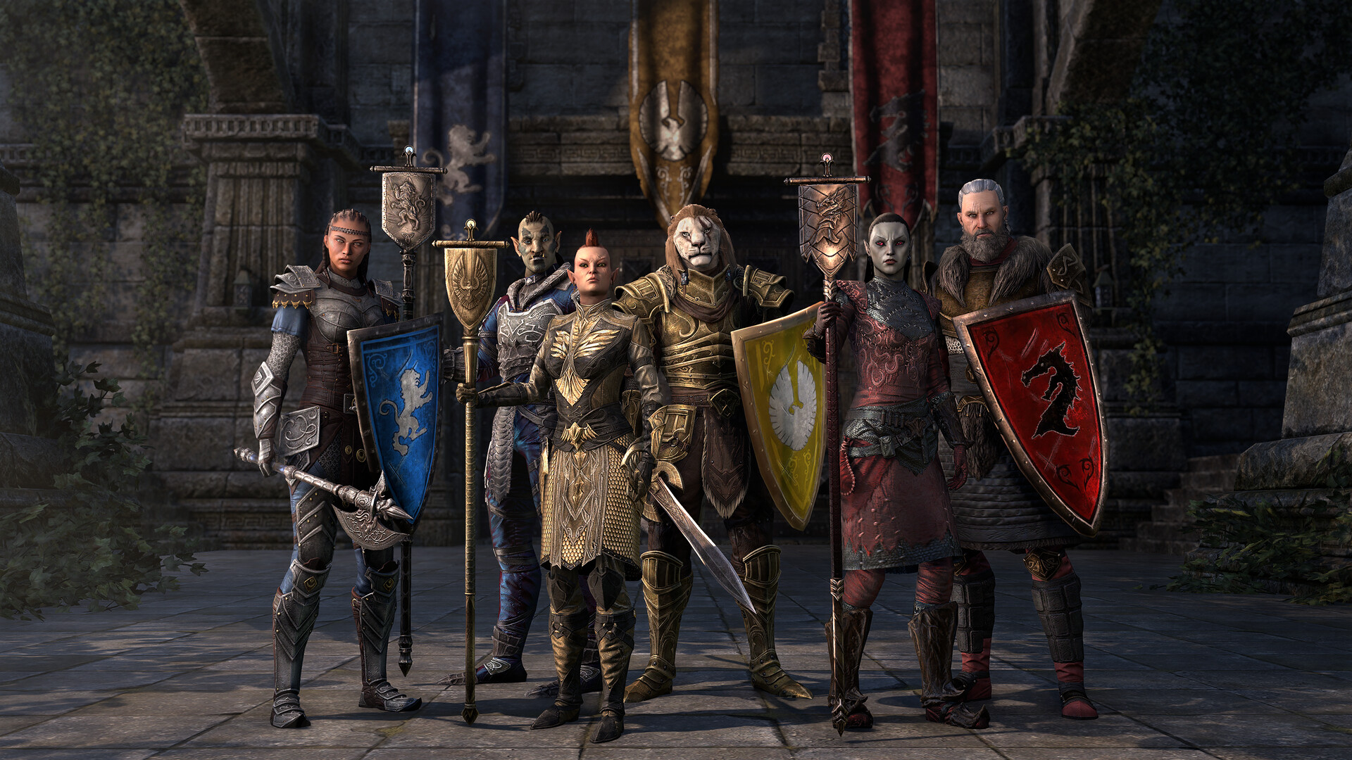 The Elder Scrolls Online - combate en grupo junto a un companero - Juegosrpg.com