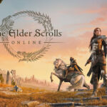 The Elder Scrolls Online - imagen destacada oficial con personajes y monturas al atardecer - Juegosrpg.com