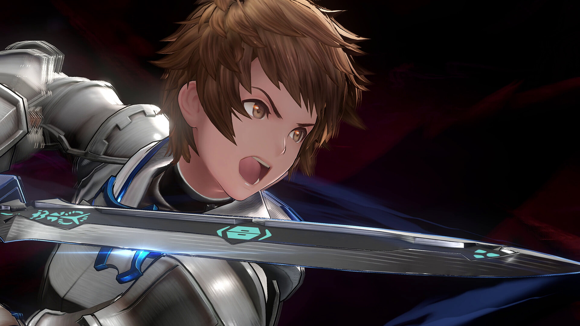 Granblue Fantasy: Relink - primer plano de un personaje empuñando su espada - Juegosrpg.com