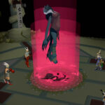 Old School RuneScape - Combate contra un jefe con energía roja en una zona multicombate - Juegosrpg.com