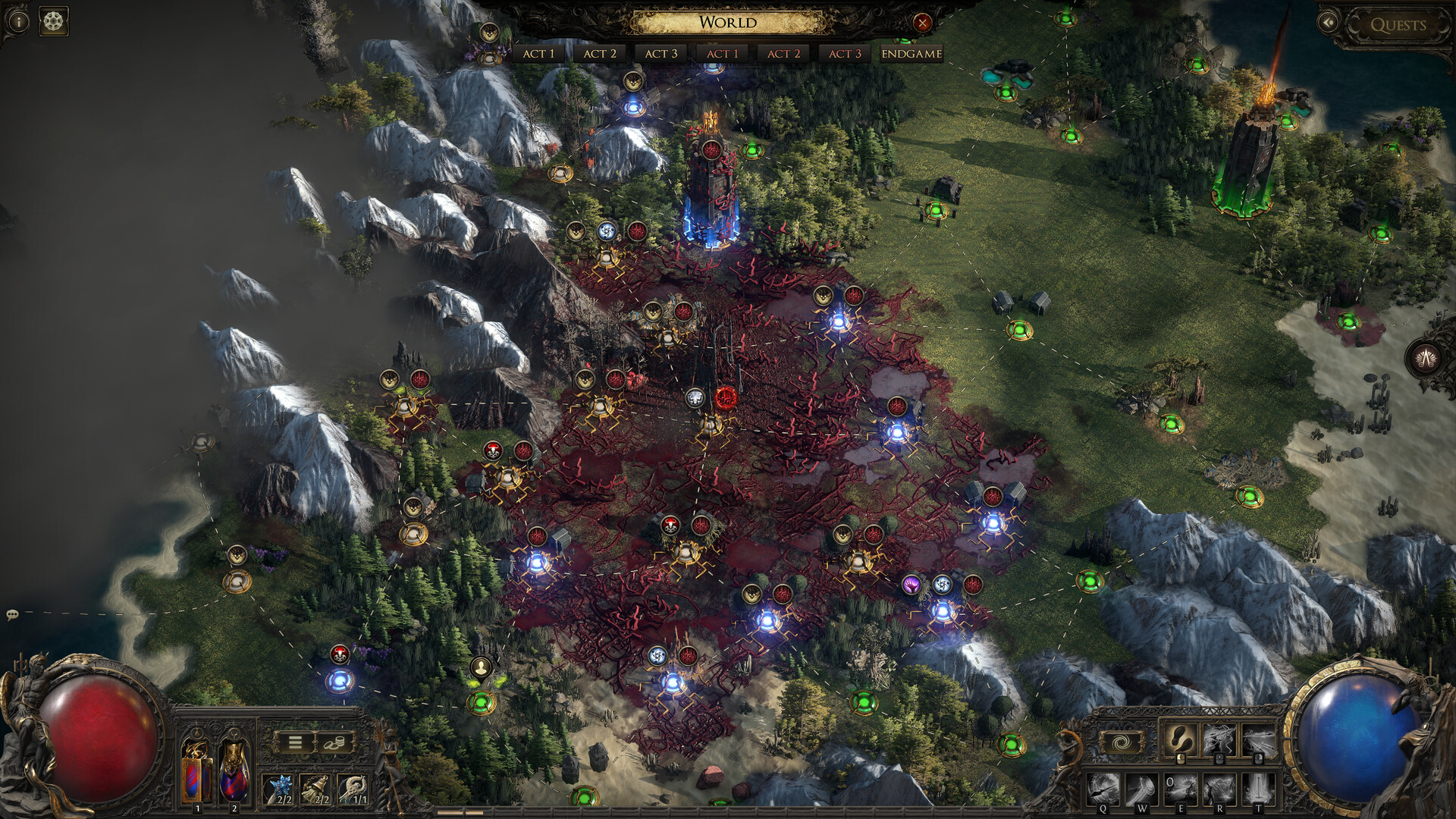 Path of Exile 2 - Escenario del Atlas en la nueva expansión - Juegosrpg.com