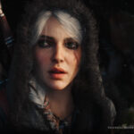 The Witcher 4 - Primer plano de Ciri con cicatrices en el rostro en la demo técnica de Unreal Engine 5 - Juegosrpg.com