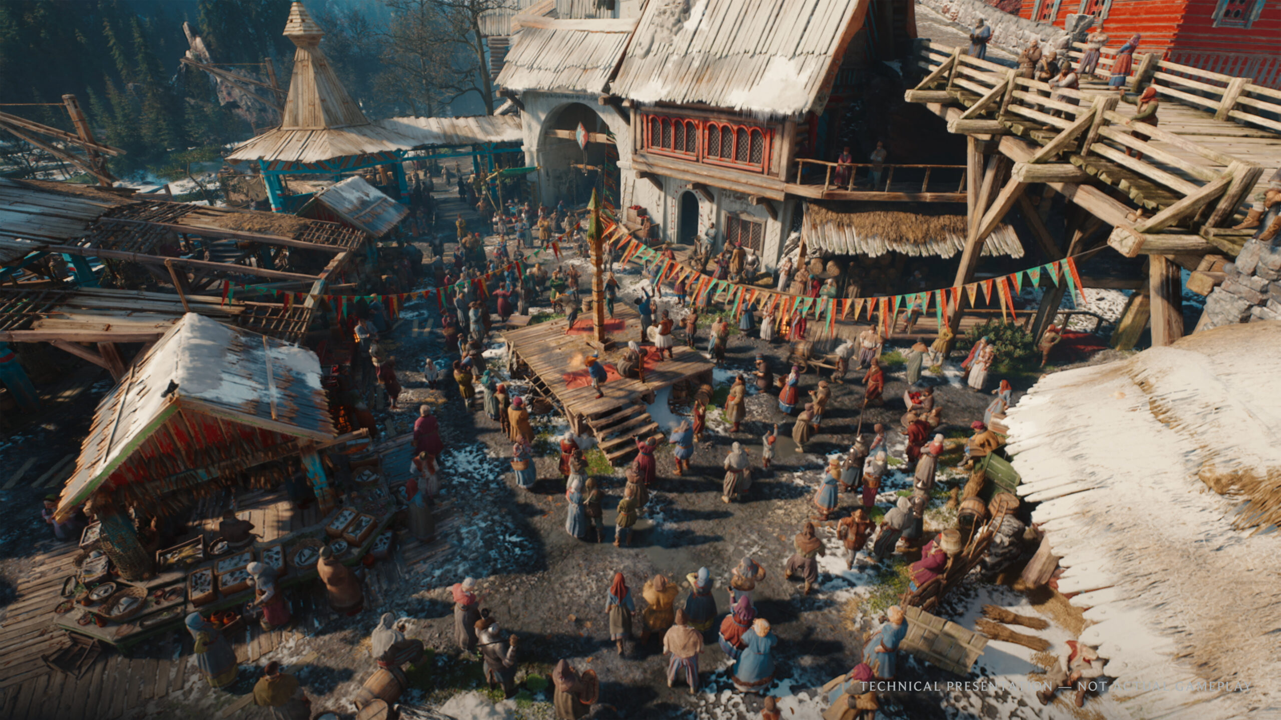 The Witcher 4 - Mercado medieval recreado con Unreal Engine 5 - Juegosrpg.com