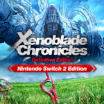 Xenoblade Chronicles Definitive Edition - arte oficial de la Nintendo Switch 2 Edition con el Monado sobre la hierba de Bionis - Juegosrpg.com