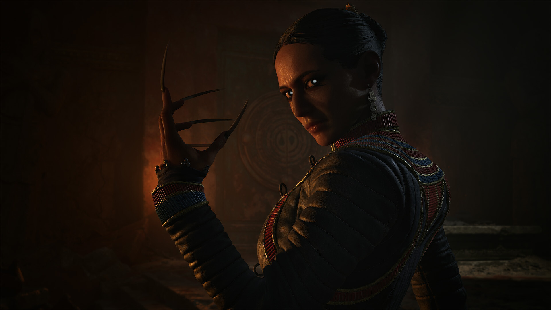The Blood of Dawnwalker - vampira mostrando sus garras - Juegosrpg.com