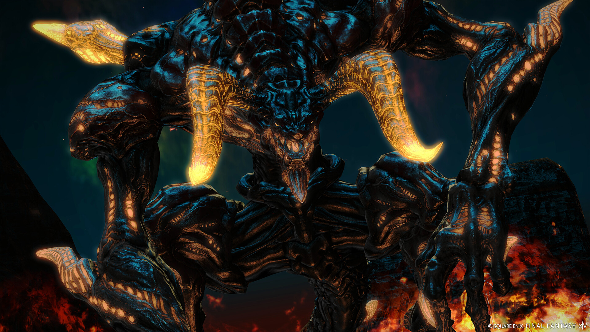 Final Fantasy XIV - Combate contra un jefe demoniaco de fuego - Juegosrpg.com