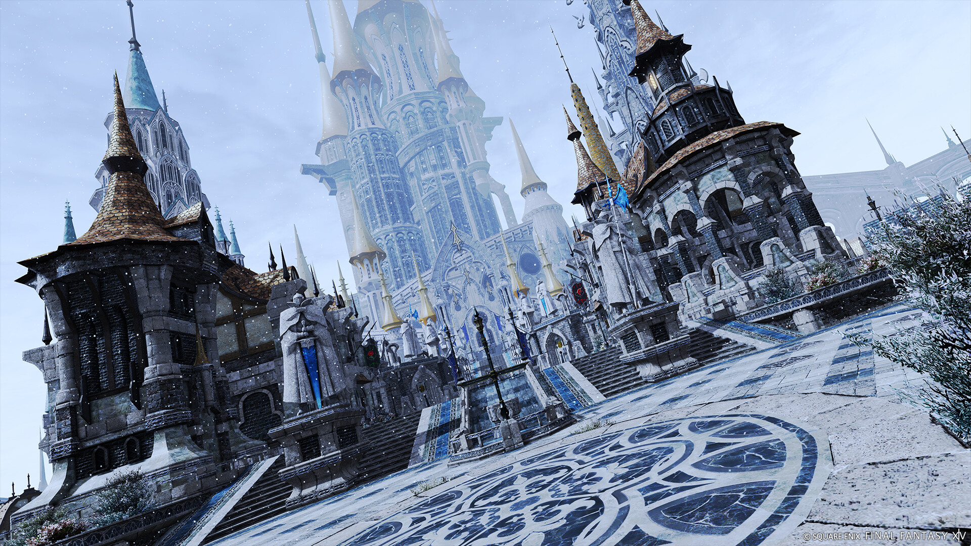 Final Fantasy XIV - escena de combate con habilidades de Job en pantalla - Juegosrpg.com