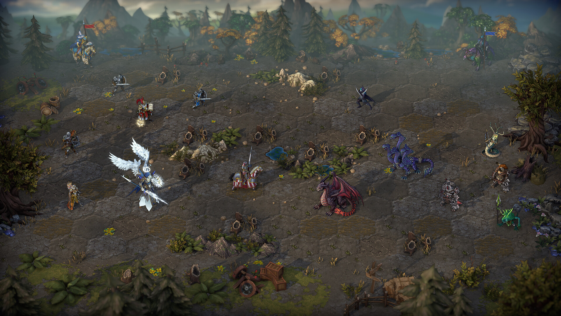 Heroes of Might and Magic Olden Era - Combate entre criaturas de distintas facciones - Juegosrpg.com